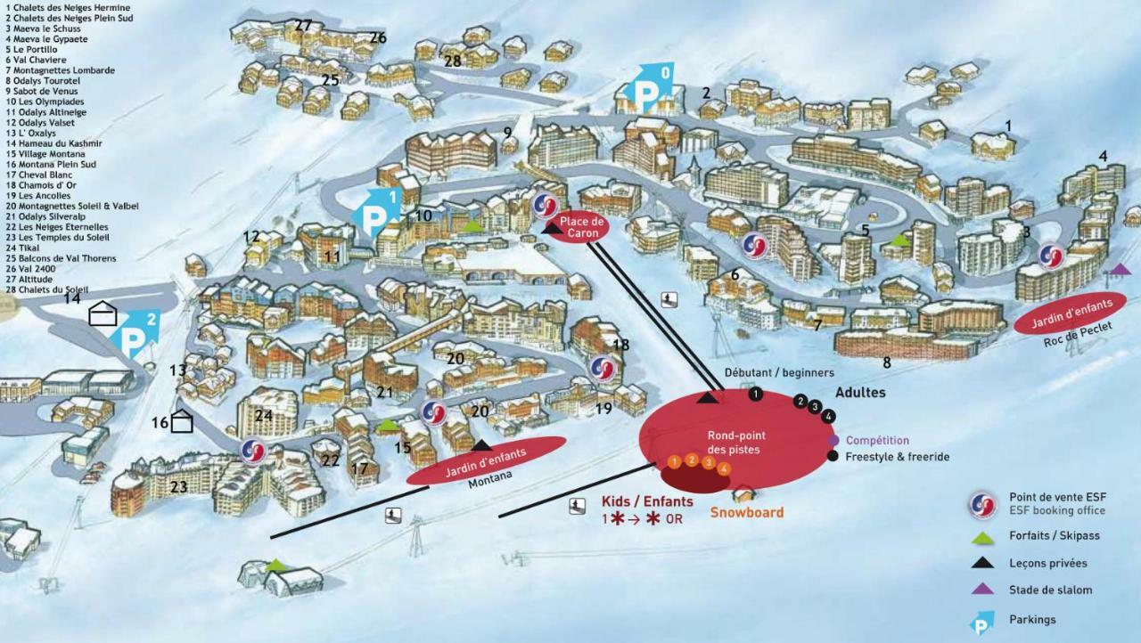 Chez Carole Et Arnaud Leilighet Val Thorens Eksteriør bilde